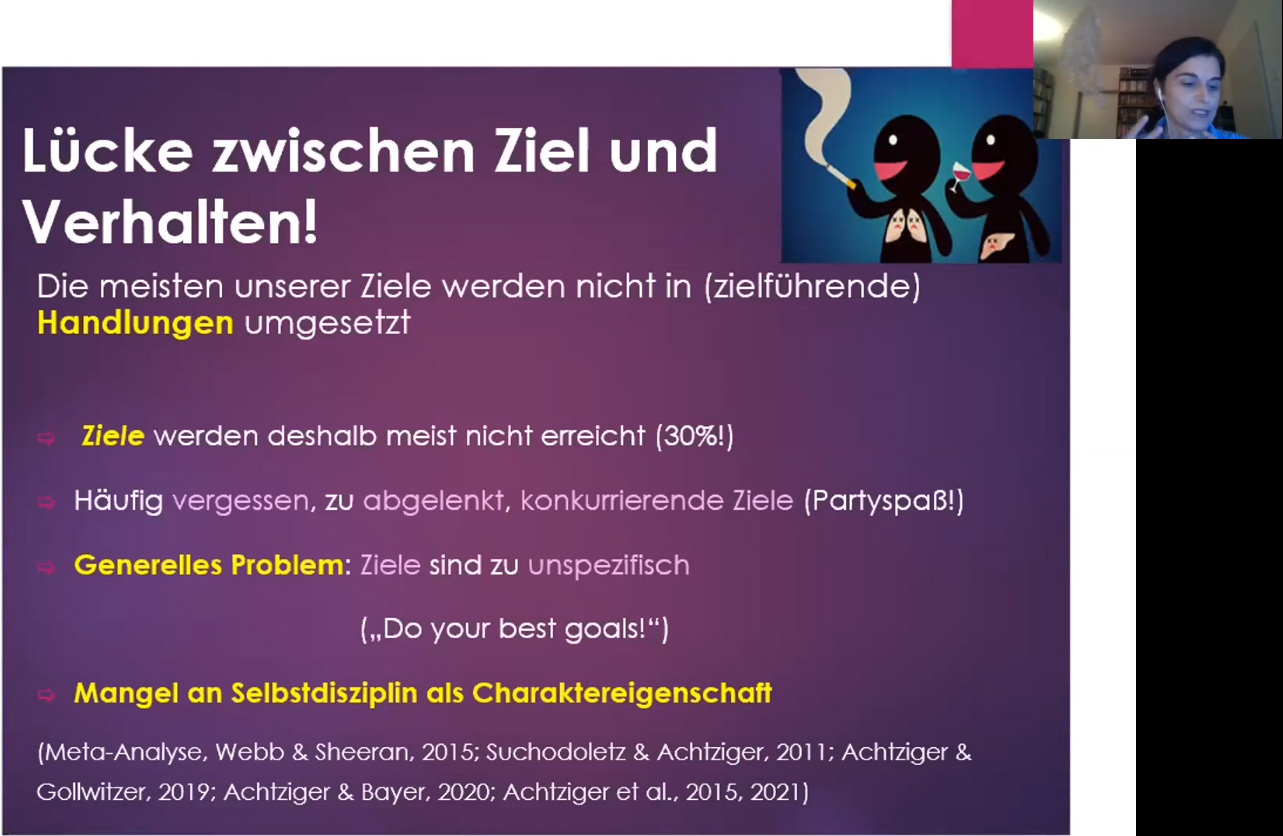 Screenshot Online-Talk Anja Achtziger