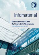 Cover &quot;Informationen Universitätslehrgang EU Regulatory Affairs