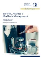 Cover &quot;Biotech, Pharma &amp; MedTech Management&quot; Certificate Program