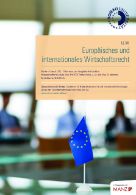 Cover Infoblatt &quot;Europäisches und internationales Wirtschaftsrecht&quot;