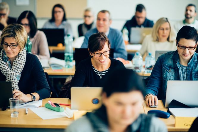 Students at Danube University Krems