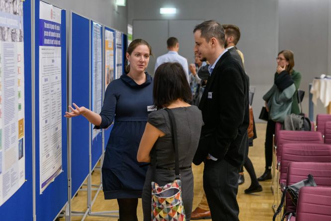 Präsentationen der Posters.