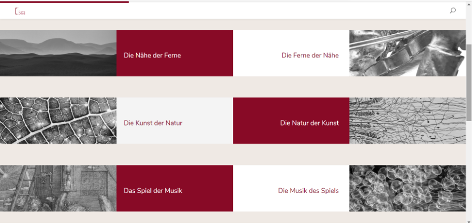 Screenshot: "Cerha Online" - Auswahl