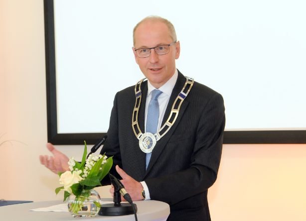 Friedrich Faulhammer, Rector of the University for Continuing Education Krems, welcomed the guests to the academic ceremony