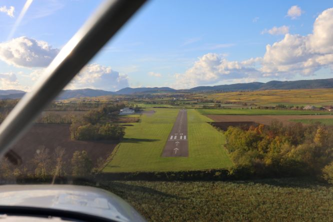 Blick auf Areal