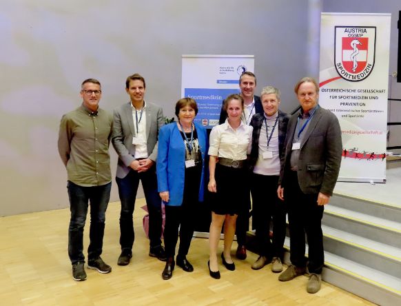 Vertreter_innen der Österreichischen Gesellschaft für Sportmedizin und Prävention (ÖGSMP)