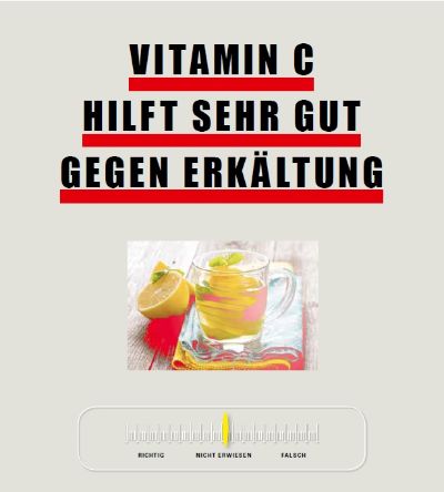 Vitamin C - Erkältung