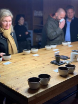 Cupping bei Felix Kaffee