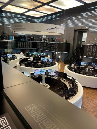 Besuch der Frankfurter Börse