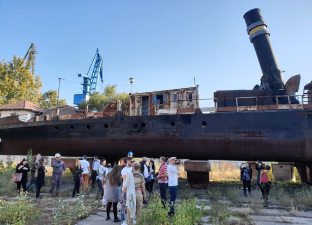 Besichtigung der Schiffswerkstatt APG in Giurgiu, Rumänien