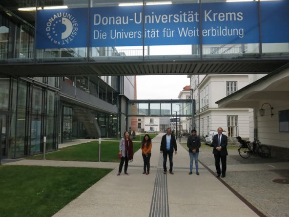 Indische Delegation zu Besuch an Universität für Weiterbildung Krems
