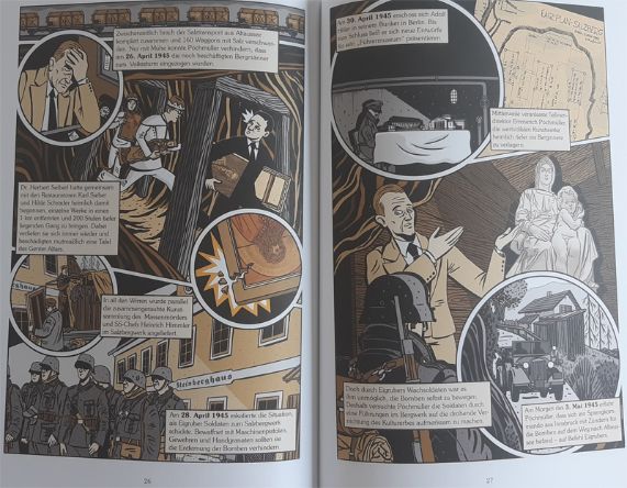 in düsteren Farben gehaltener Comic