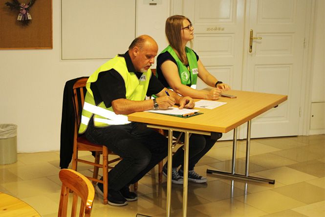 Briefing Evakuierungs-Szenario