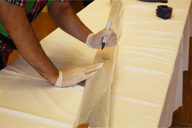 Verpacken und Bergen