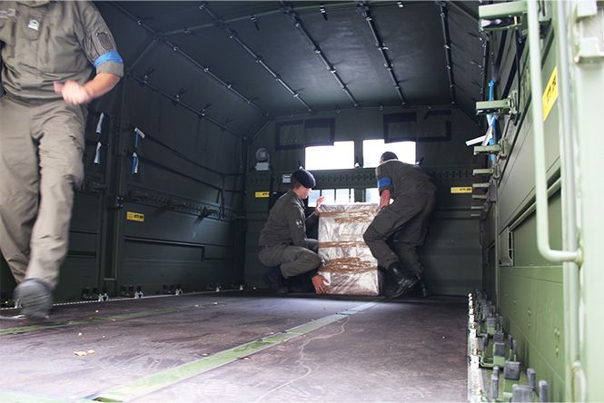 Verpacken und Bergen