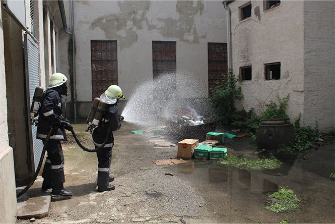 Simulation Fire in Archive and Evacuation 