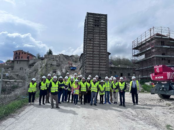 Gruppenbild der Teilnehmenden aus Accumoli 