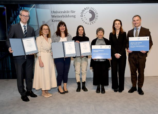 Gruppenbild der Ausgezeichneten Gemeinden