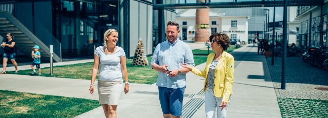 Studierende am Campus Krems