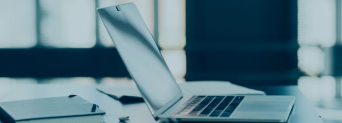 Laptop on Desk