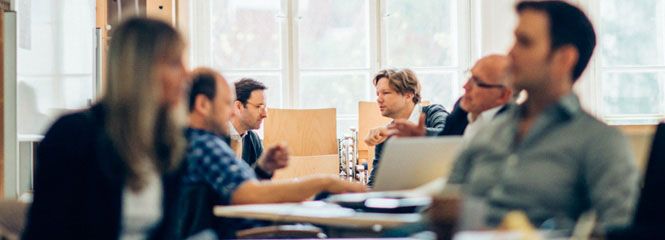 Students at the University for Continuing Education Krems