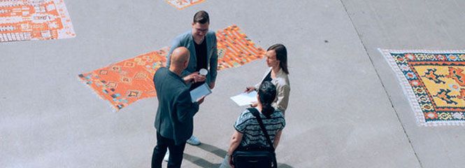 Students at the Campus Krems