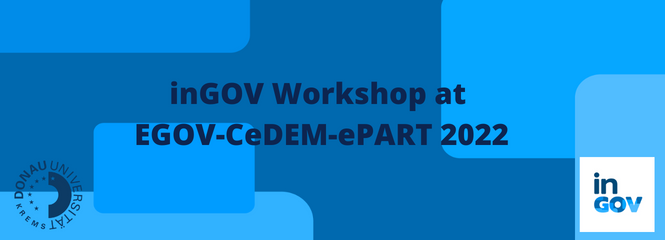 inGOV Workshop at EGOV-CeDEM-ePART 2022