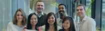 Gruppe internationaler Studierender