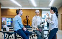 Studierende des Fachbereichs Pflegewissenschaft an der Universität für Weiterbildung Krems