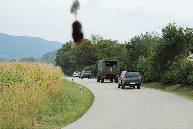 Transport zur Birago-Kaserne