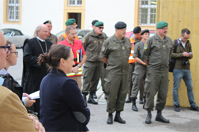 Briefing Evakuierungs-Szenario