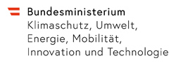 Logo - Bundesministerium für Klimaschutz, Umwelt, Energie, Mobilität, Innovation und Technologie