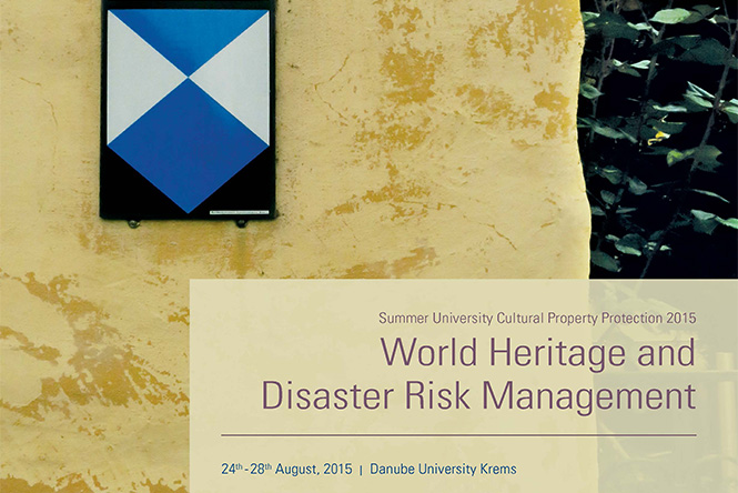 Summer School World Heritage and Disaster Risk Management 2015