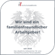 Logo Wir sind ein familenfreundlicher Betrieb