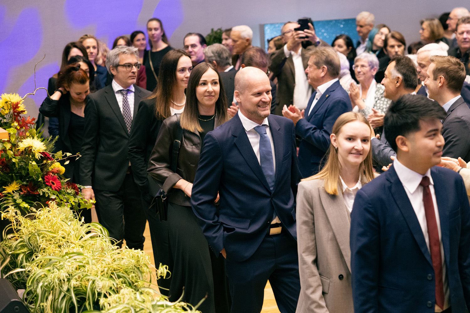 Am Weg zum Sitzplatz