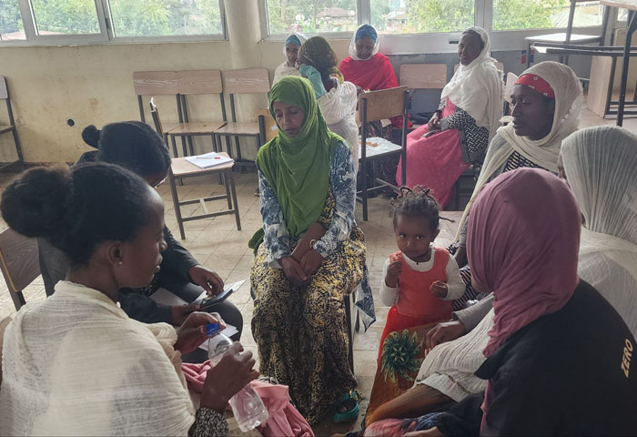 african people discussion in small groups