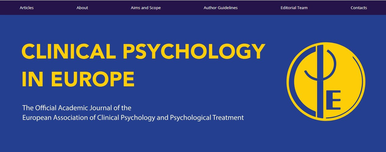 Clinical Psychology in Europe Titelbild