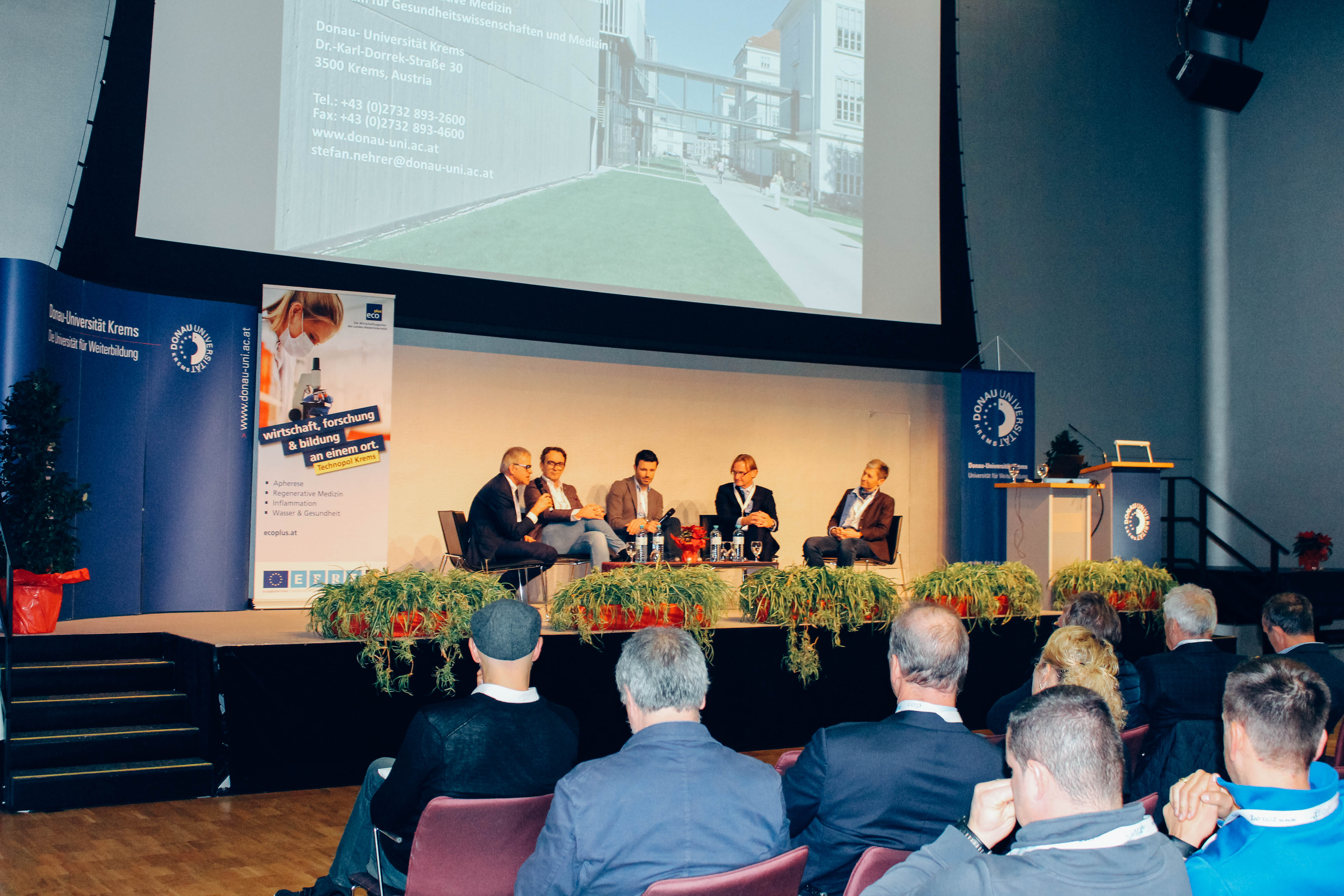 © Donau-Universität Krems Die Diskussion des zweiten Panels fokussierte sich auf die Spitzensportbetreuung