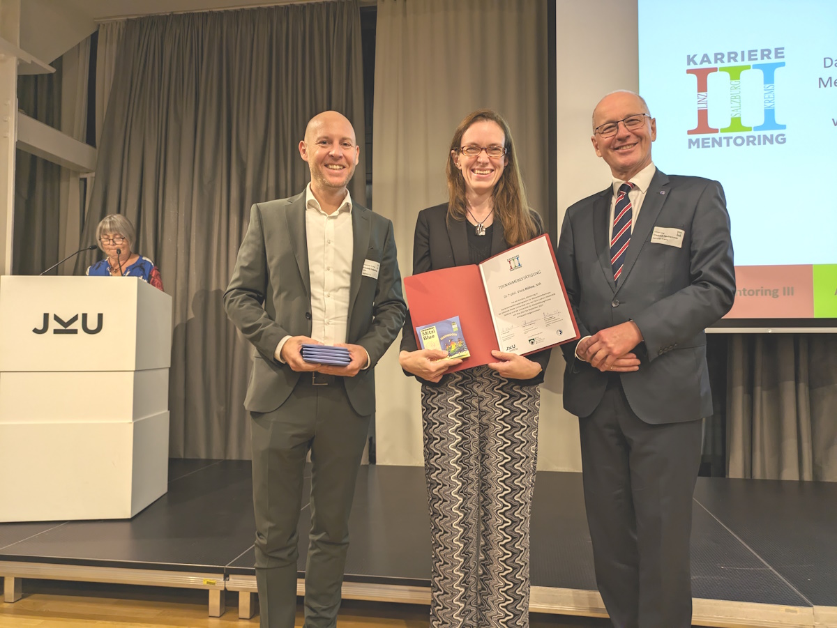© JKU_Luisa Pichler-Baumgartner Abschluss des fünften Durchgangs Karriere_Mentoring III-Programms