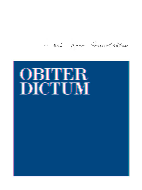 © buero8 Bild 3 - OBITER DICTUM
