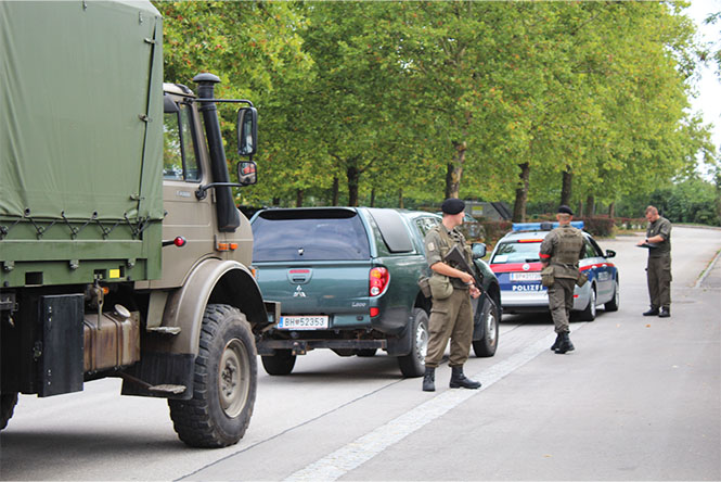 Transport zur Birago-Kaserne