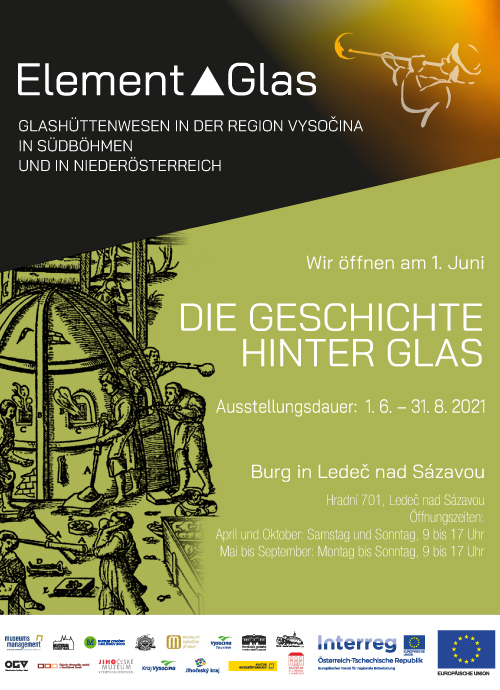 Ausstellungsplakat Element Glass