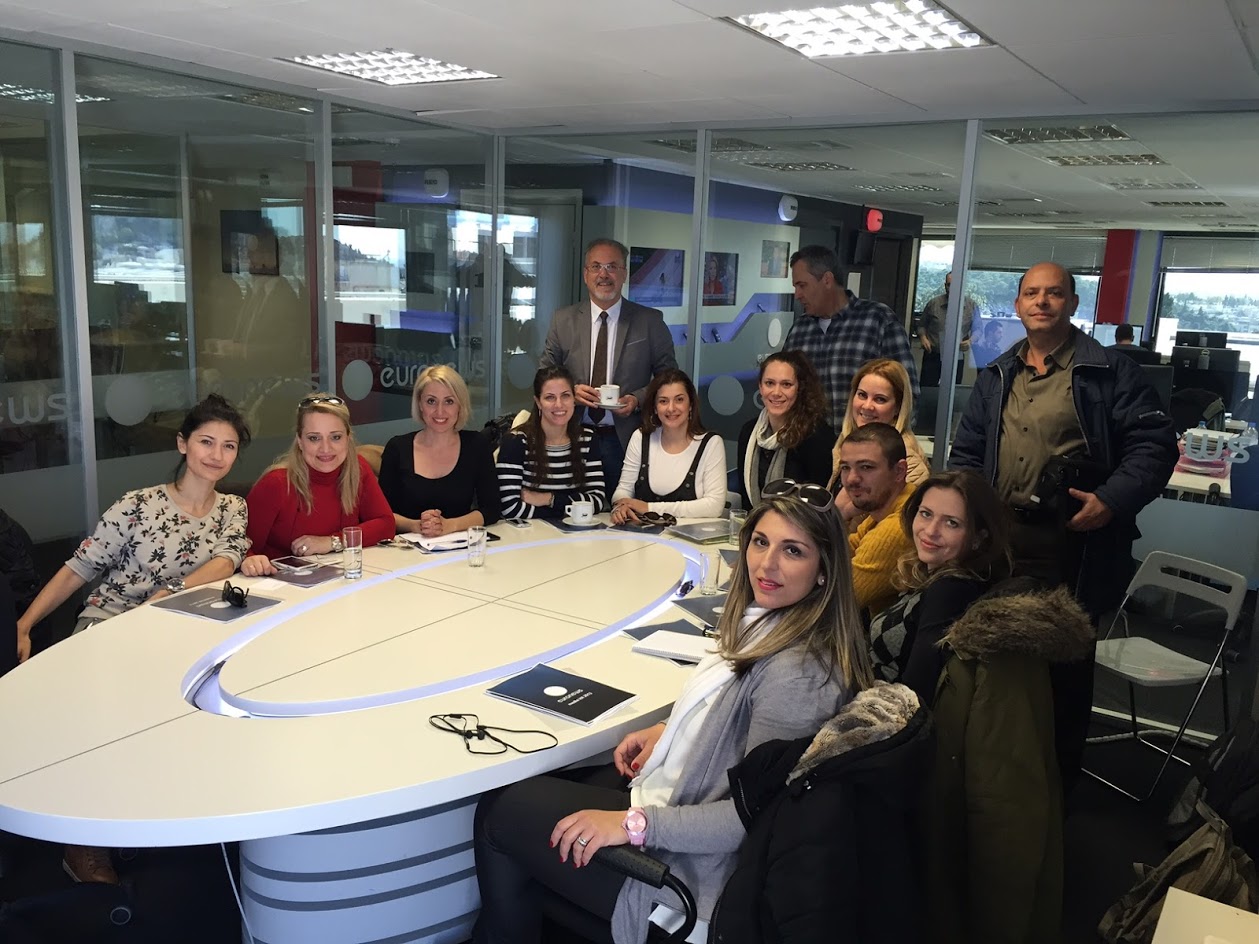 Besuch bei Euronews
