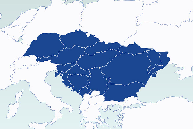 Danube Region Map