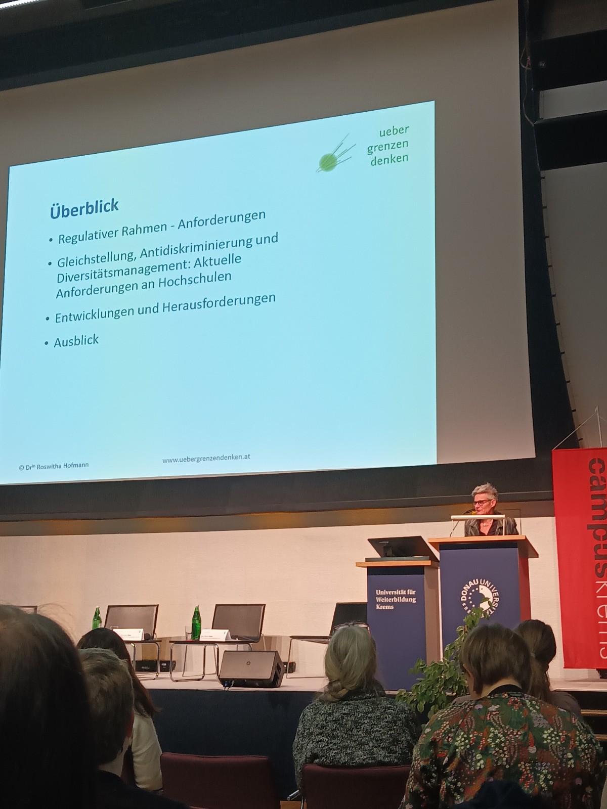 Vortragende Roswitha Hofmann