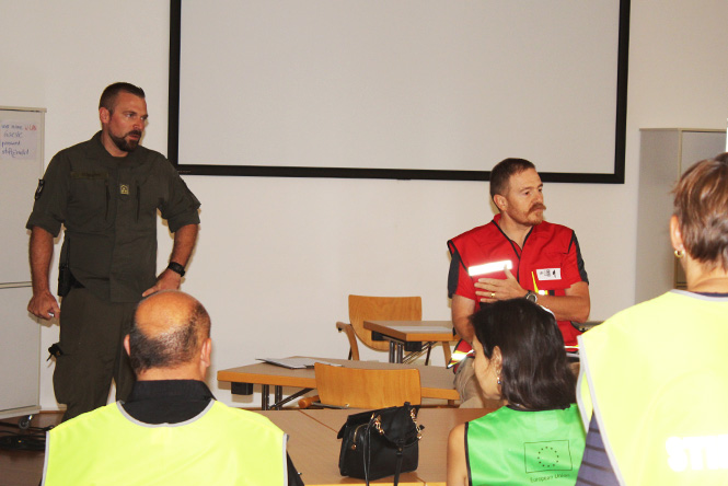 Briefing Evakuierungs-Szenario