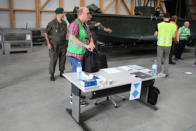 Depot-Errichtung und Inventarisierung