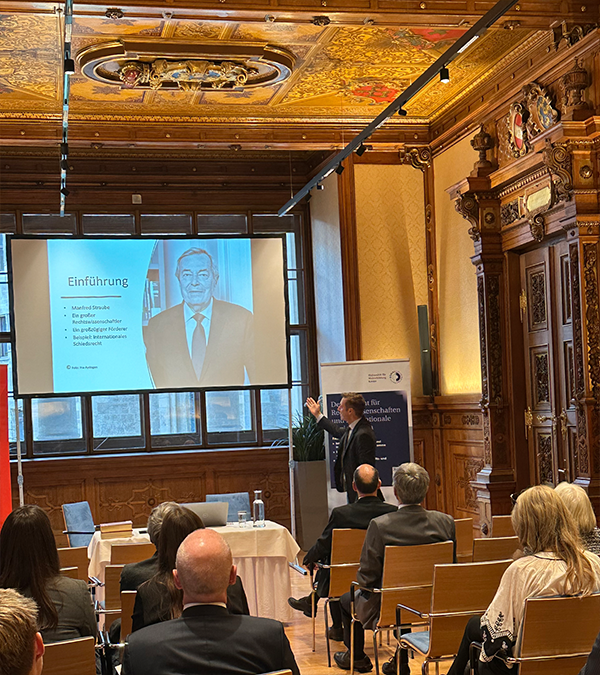 Vortrag Gabriel Lentner Manfred-Straube-Gedächtnissymposium