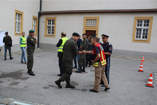 Briefing Evakuierungs-Szenario