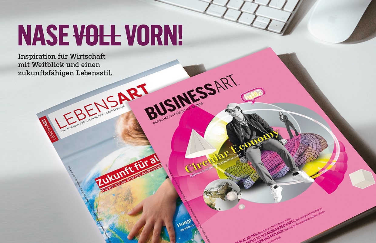 Lebensart Verlag - Nase vorn